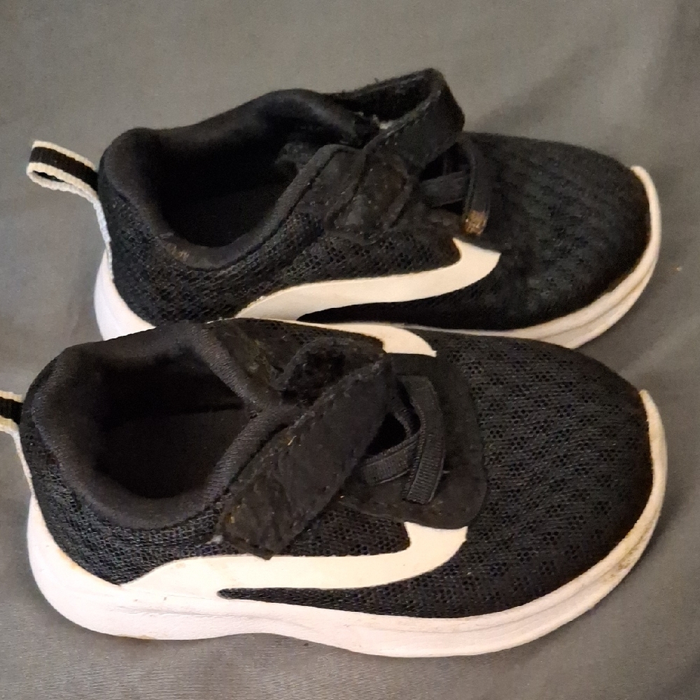 Kids Black and White Sneakers